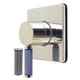 Verona Single-Handle Three-Way Diverter Valve with Square Trim Kit