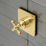 Single-Handle Three-Way Diverter Valve with Square Trim Kit