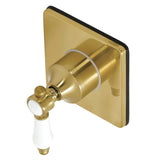 Bel-Air Single-Handle Three-Way Diverter Valve with Square Trim Kit