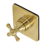 Single-Handle Three-Way Diverter Valve with Square Trim Kit