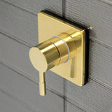 Concord Single-Handle Three-Way Diverter Valve with Square Trim Kit
