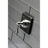 Single-Handle Three-Way Diverter Valve with Square Trim Kit