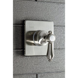 Heirloom Single-Handle Three-Way Diverter Valve with Square Trim Kit