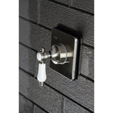 Bel-Air Single-Handle Three-Way Diverter Valve with Square Trim Kit