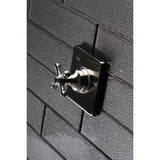 Single-Handle Three-Way Diverter Valve with Square Trim Kit