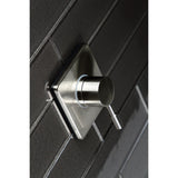 Concord Single-Handle Three-Way Diverter Valve with Square Trim Kit