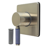 Verona Single-Handle Three-Way Diverter Valve with Square Trim Kit