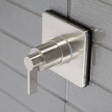 NuvoFusion Single-Handle Three-Way Diverter Valve with Square Trim Kit