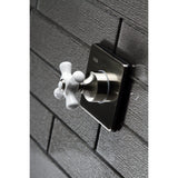 Single-Handle Three-Way Diverter Valve with Square Trim Kit