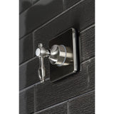 Tudor Single-Handle Three-Way Diverter Valve with Square Trim Kit