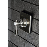 Tudor Single-Handle Three-Way Diverter Valve with Square Trim Kit