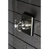 Single-Handle Three-Way Diverter Valve with Square Trim Kit