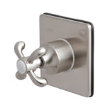 Single-Handle Three-Way Diverter Valve with Square Trim Kit