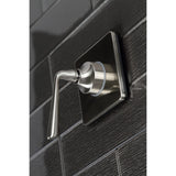 Silver Sage Single-Handle Three-Way Diverter Valve with Square Trim Kit
