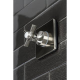 Millennium Single-Handle Three-Way Diverter Valve with Square Trim Kit