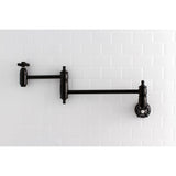 Restoration Two-Handle 1-Hole Wall Mount Pot Filler Faucet