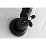 Restoration Two-Handle 1-Hole Wall Mount Pot Filler Faucet