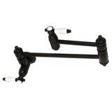 Bel-Air Two-Handle 1-Hole Wall Mount Pot Filler Faucet