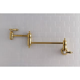 Heirloom Two-Handle 1-Hole Wall Mount Pot Filler Faucet