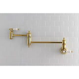 Bel-Air Two-Handle 1-Hole Wall Mount Pot Filler Faucet