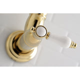 Bel-Air Two-Handle 1-Hole Wall Mount Pot Filler Faucet