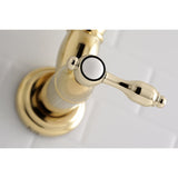 Tudor Two-Handle 1-Hole Wall Mount Pot Filler Faucet