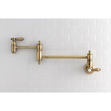 Heirloom Two-Handle 1-Hole Wall Mount Pot Filler Faucet