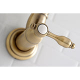 Tudor Two-Handle 1-Hole Wall Mount Pot Filler Faucet