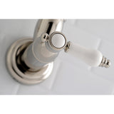 Bel-Air Two-Handle 1-Hole Wall Mount Pot Filler Faucet