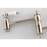 Restoration Two-Handle 1-Hole Wall Mount Pot Filler
