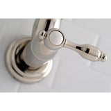 Tudor Two-Handle 1-Hole Wall Mount Pot Filler Faucet