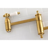 Bel-Air Two-Handle 1-Hole Wall Mount Pot Filler Faucet