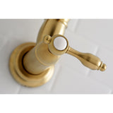 Tudor Two-Handle 1-Hole Wall Mount Pot Filler Faucet