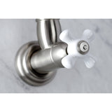 Restoration Two-Handle 1-Hole Wall Mount Pot Filler Faucet