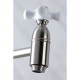 Restoration Two-Handle 1-Hole Wall Mount Pot Filler Faucet