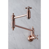 Restoration Two-Handle 1-Hole Wall Mount Pot Filler Faucet