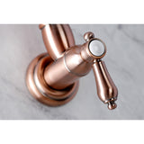 Heirloom Two-Handle 1-Hole Wall Mount Pot Filler Faucet