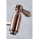 Heirloom Two-Handle 1-Hole Wall Mount Pot Filler Faucet