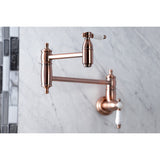 Bel-Air Two-Handle 1-Hole Wall Mount Pot Filler Faucet