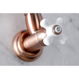Restoration Two-Handle 1-Hole Wall Mount Pot Filler Faucet