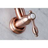 Tudor Two-Handle 1-Hole Wall Mount Pot Filler Faucet