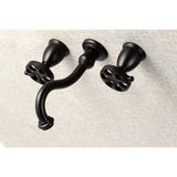 Belknap Double-Handle 3-Hole Wall Mount Bathroom Faucet