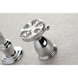 Belknap Double-Handle 3-Hole Wall Mount Bathroom Faucet