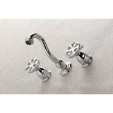 Belknap Double-Handle 3-Hole Wall Mount Bathroom Faucet
