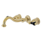 Duchess Double-Handle 3-Hole Wall Mount Bathroom Faucet