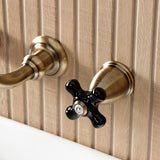 Duchess Double-Handle 3-Hole Wall Mount Bathroom Faucet