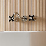 Duchess Double-Handle 3-Hole Wall Mount Bathroom Faucet