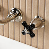 Duchess Double-Handle 3-Hole Wall Mount Bathroom Faucet