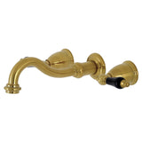 Duchess Double-Handle 3-Hole Wall Mount Bathroom Faucet