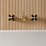Duchess Double-Handle 3-Hole Wall Mount Bathroom Faucet